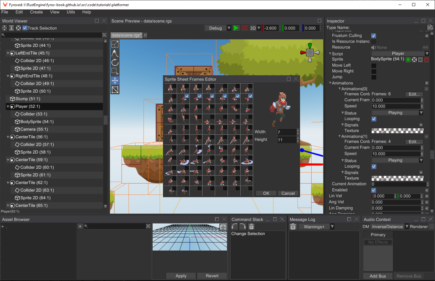 sprite animation editor