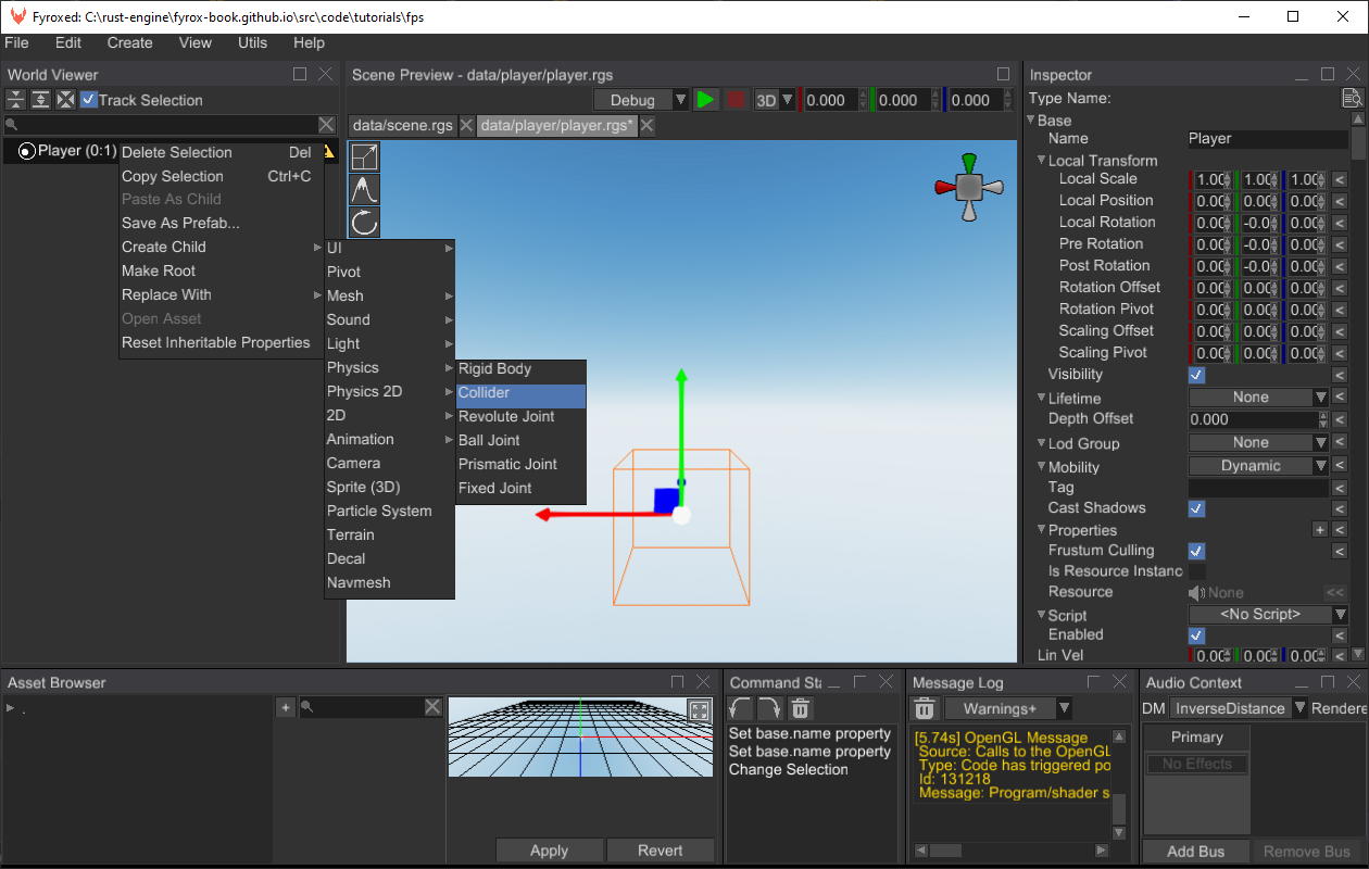 collider node